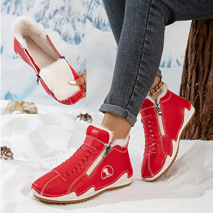 Léa™ | Comfortable Winter Ankle Boots with Ergonomic Design