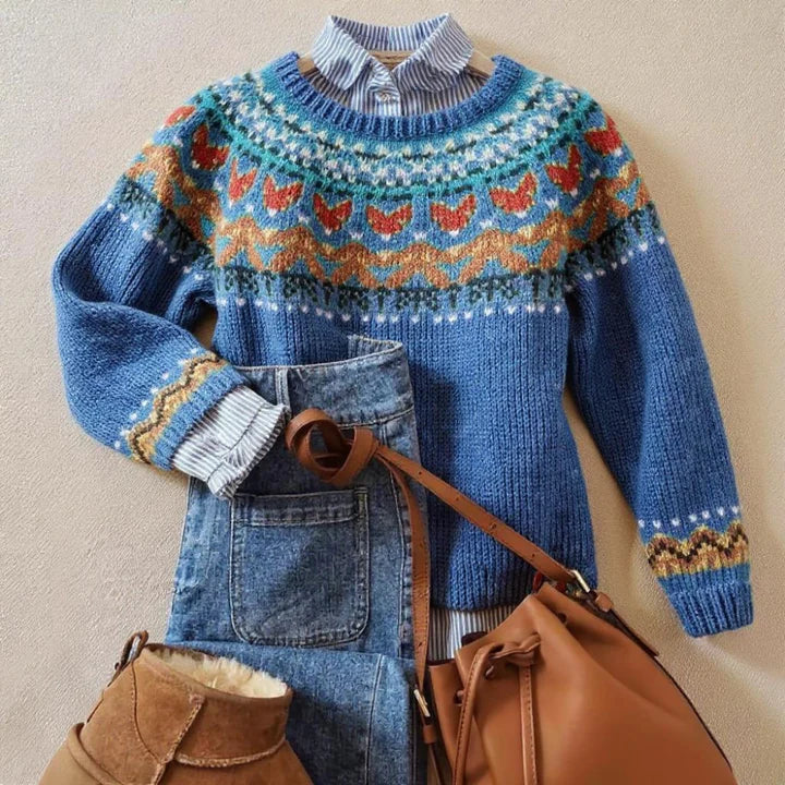 Irene™ | Classic Vintage Knit Jumper