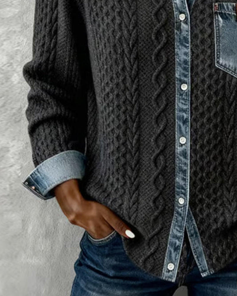 LUNA™ | Cotton Blend Knit Shirt
