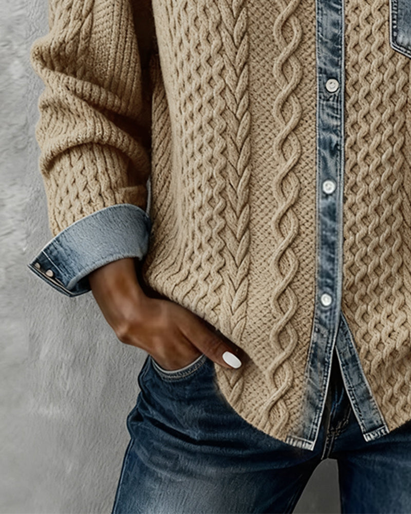 LUNA™ | Cotton Blend Knit Shirt