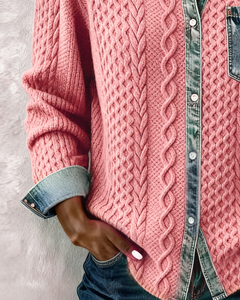 LUNA™ | Cotton Blend Knit Shirt