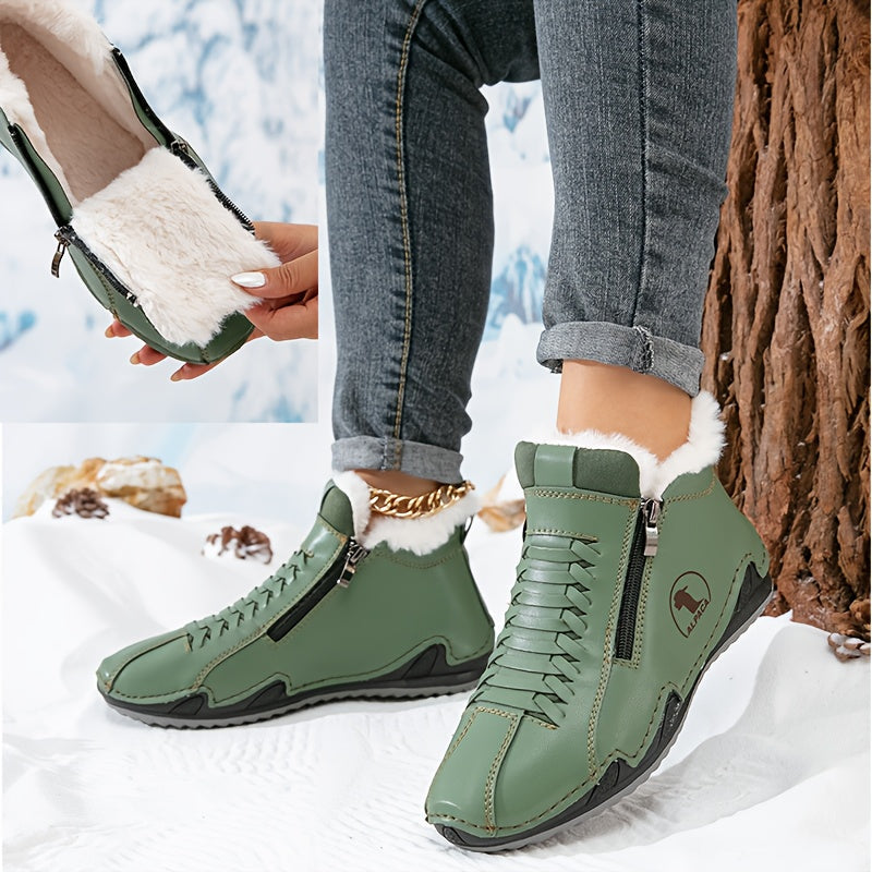 Léa™ | Comfortable Winter Ankle Boots with Ergonomic Design