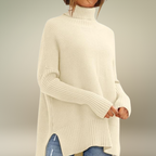 AERONWEN | RIBBED TURTLENECK KNIT JUMPER