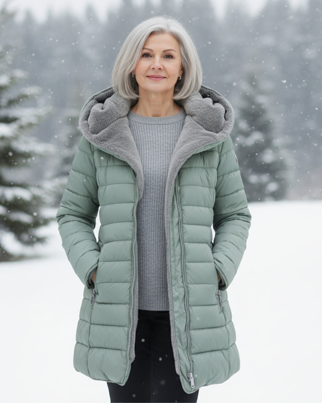 Elizabeth | Fleece Lined Puffer Jacket