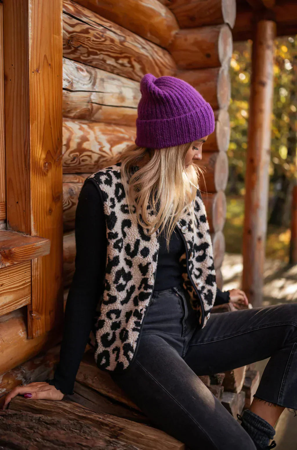 Amber™ | Statement Leopard Gilet