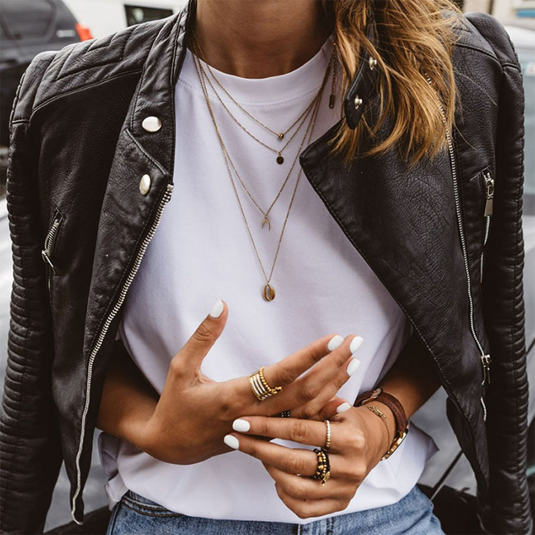 Avery™ | Classic Biker Jacket