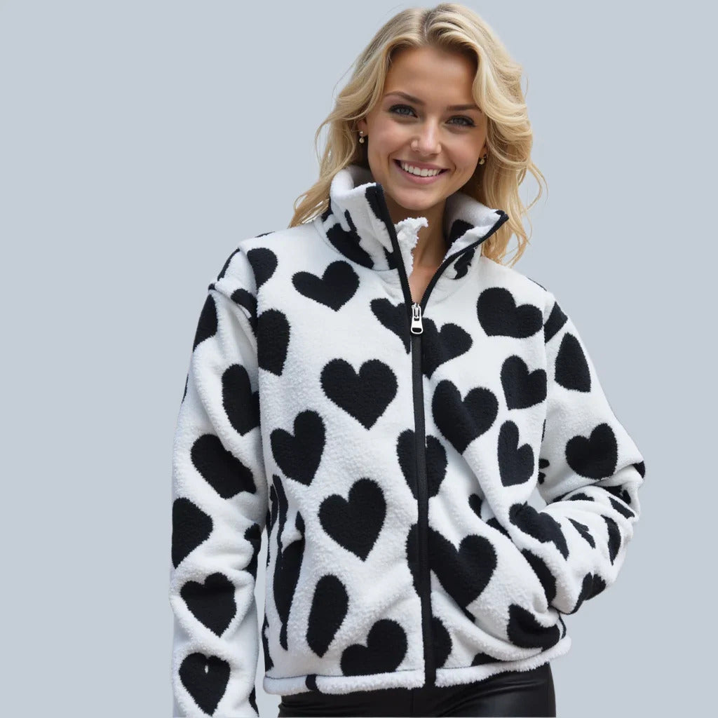 Katharine | Reversible Heart Jacket