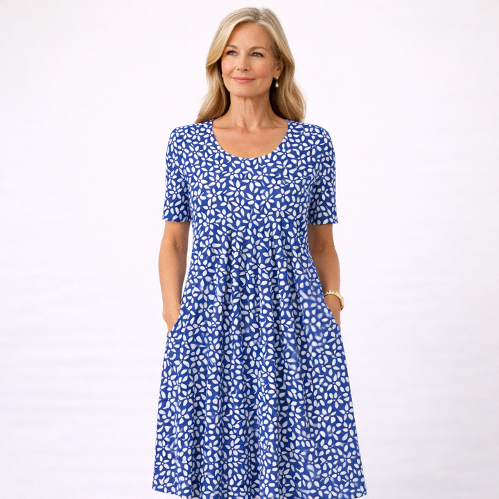MARIANNE | ELEGANT DRESS WITH TUMMY COVERAGE