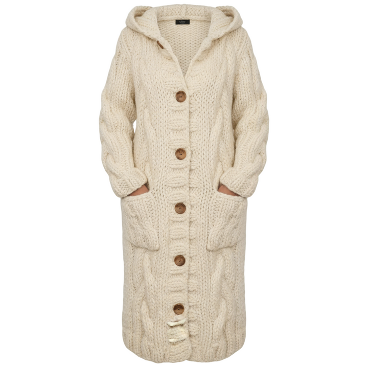 Karina | Elegant Cosy Coat With Tummy Coverage