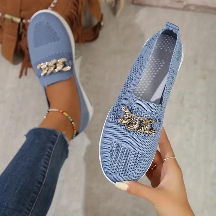 Cindi™ Slip-On Sneakers with Chain Detail