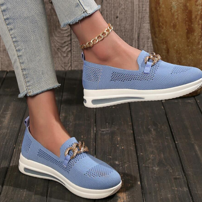 Cindi™ Slip-On Sneakers with Chain Detail