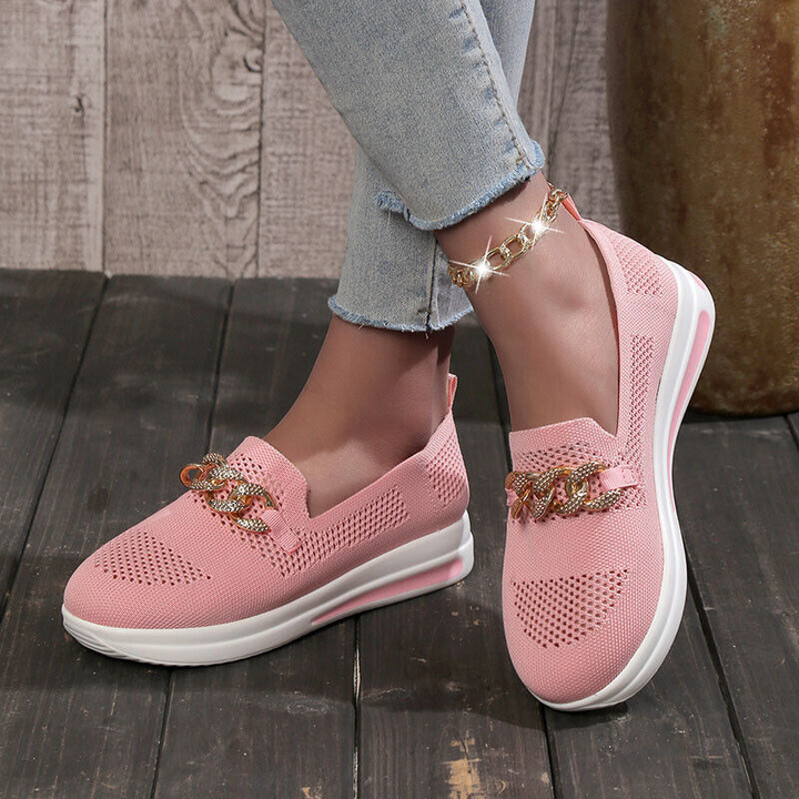 Cindi™ Slip-On Sneakers with Chain Detail