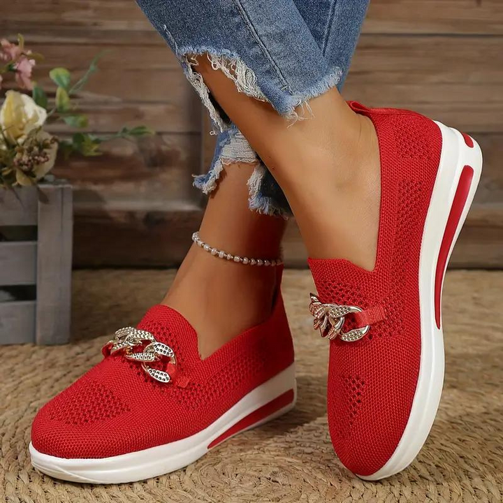 Cindi™ Slip-On Sneakers with Chain Detail