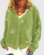 IRENE | ELEGANT KNIT CARDIGAN WITH BUTTONS