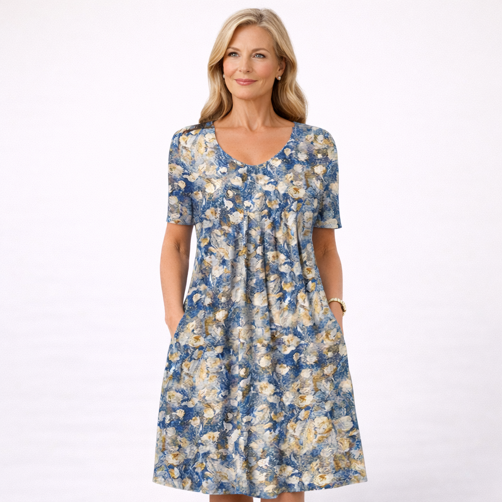 MARIANNE | ELEGANT DRESS WITH TUMMY COVERAGE