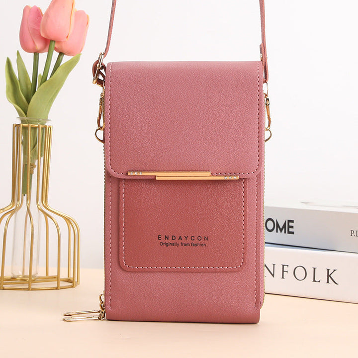 CORA™ | Refined Phone Messenger Bag With Touchscreen
