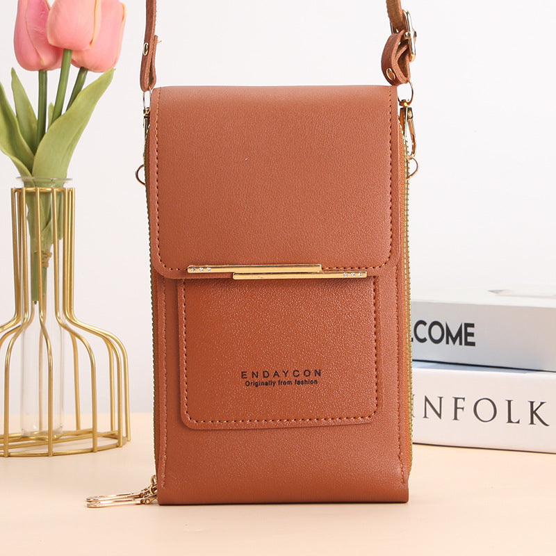 CORA™ | Refined Phone Messenger Bag With Touchscreen