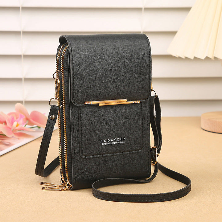 CORA™ | Refined Phone Messenger Bag With Touchscreen