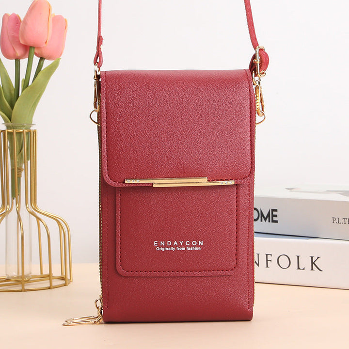 CORA™ | Refined Phone Messenger Bag With Touchscreen