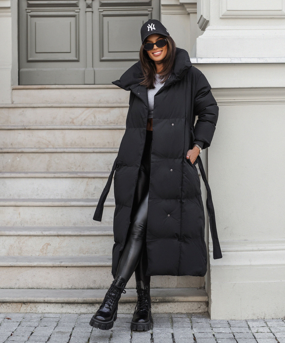Zimara | Long Quilted Winter Jacket for Women