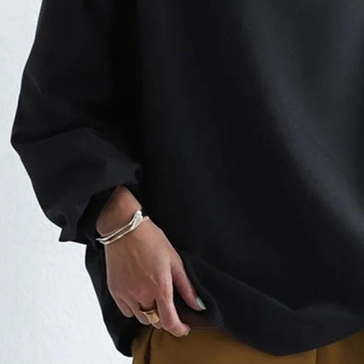 ELSPETH | HIGH-NECK CASUAL TOP