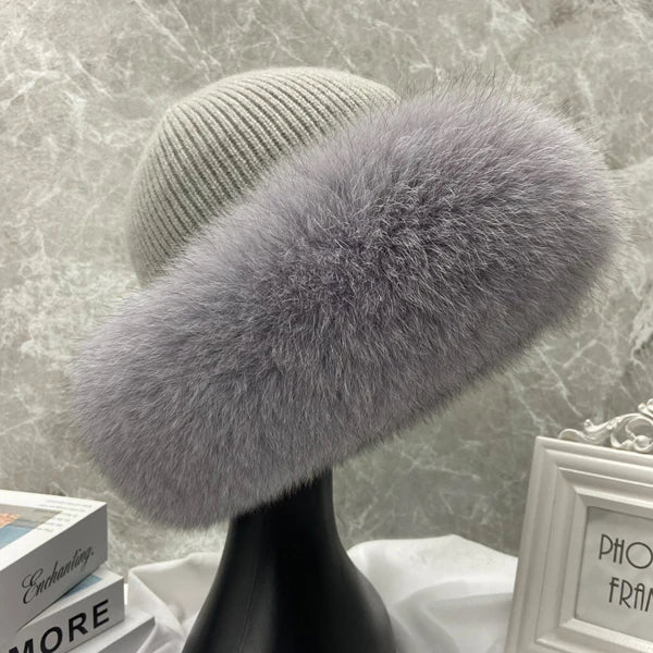 Celeste™ | Fox Fur Beanie