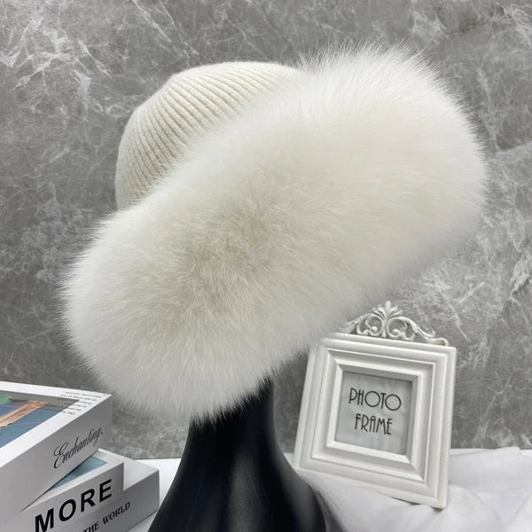 Celeste™ | Fox Fur Beanie
