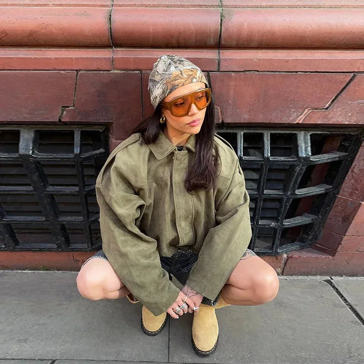 LUCILLE | Casual Bat Sleeve Jacket