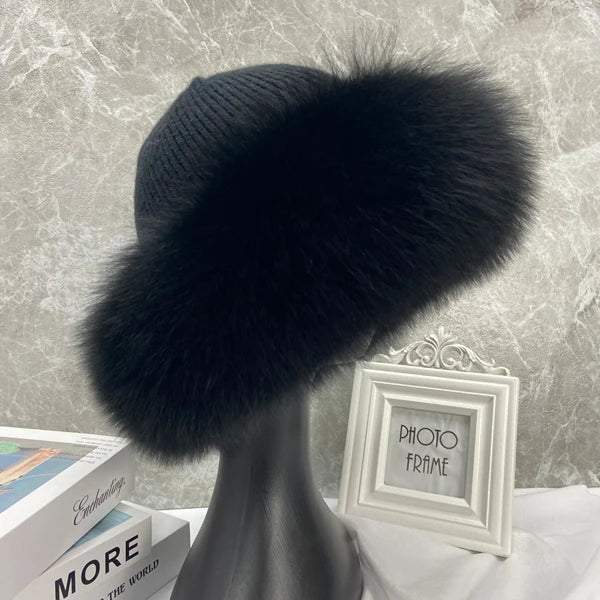 Celeste™ | Fox Fur Beanie
