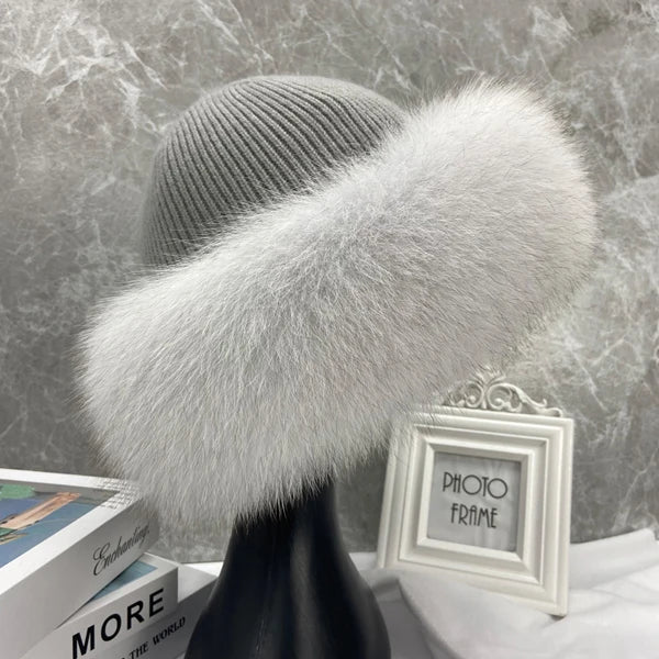 Celeste™ | Fox Fur Beanie