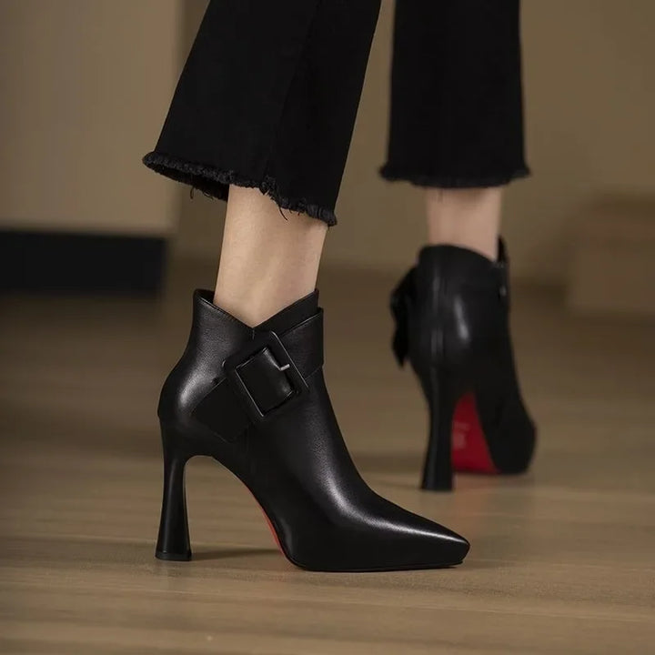 Aveline | Ankle Boots with Statement Buckle