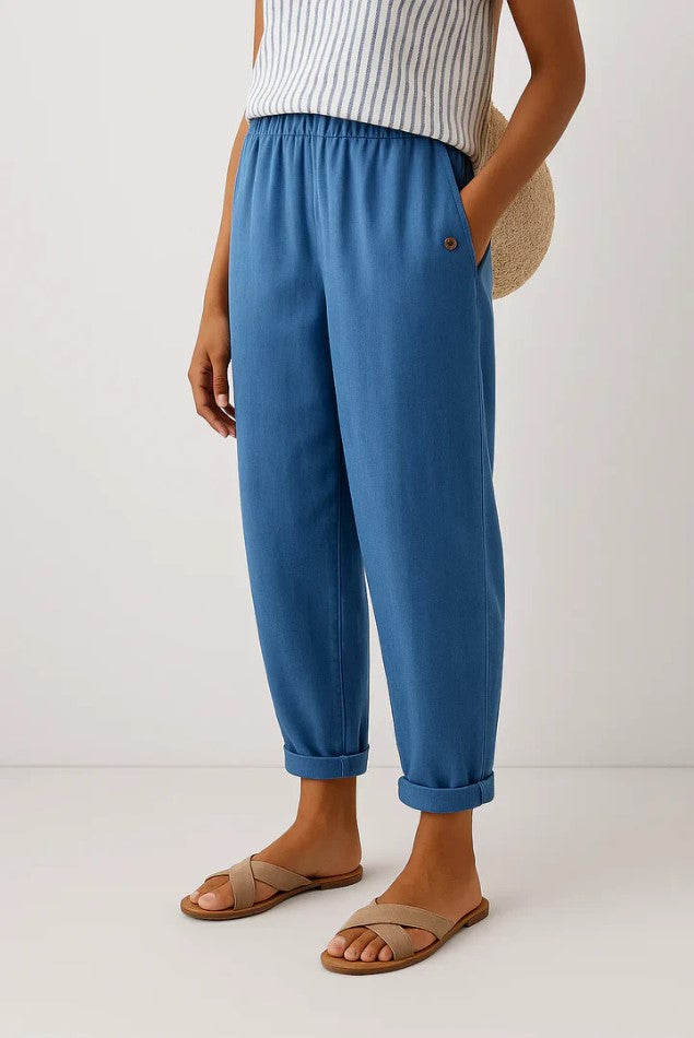 Laura | Timeless Linen-Cotton Trousers