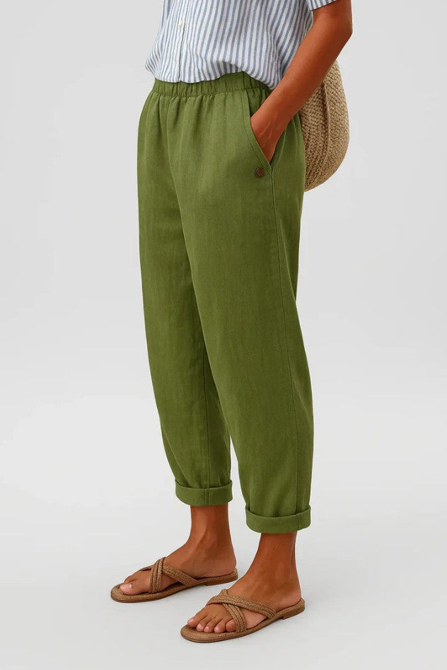 Laura | Timeless Linen-Cotton Trousers