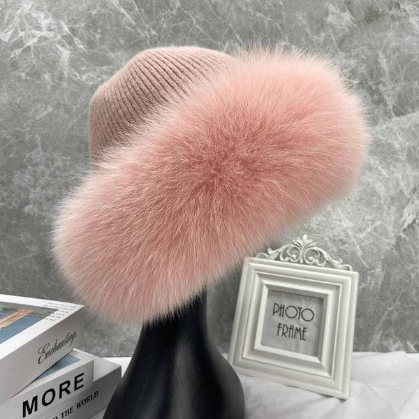 Celeste™ | Fox Fur Beanie