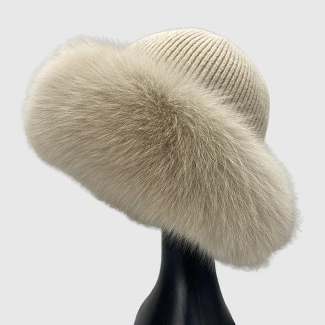 Celeste™ | Fox Fur Beanie