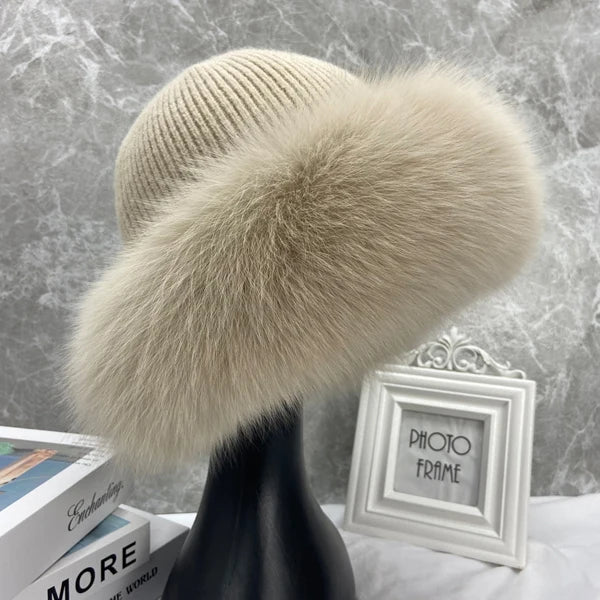 Celeste™ | Fox Fur Beanie