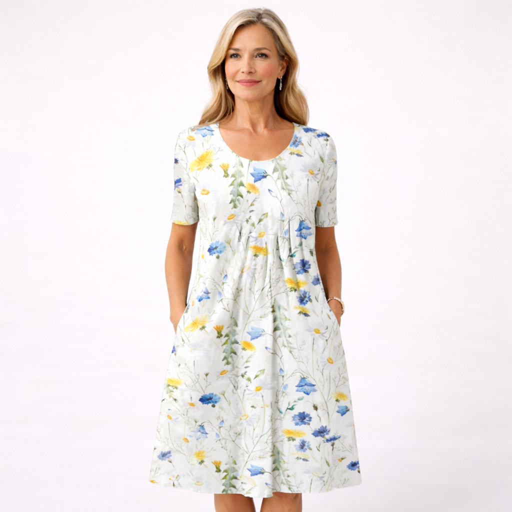 MARIANNE | ELEGANT DRESS WITH TUMMY COVERAGE