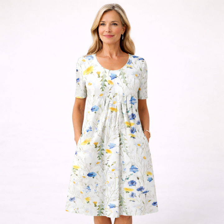 MARIANNE | ELEGANT DRESS WITH TUMMY COVERAGE