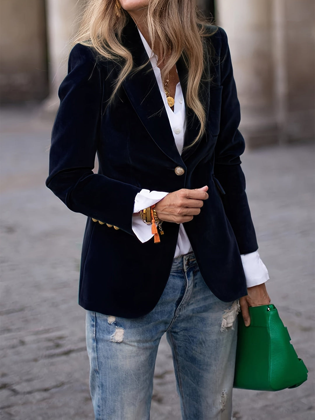 MARNIE™| TAILORED VELVET BLAZER