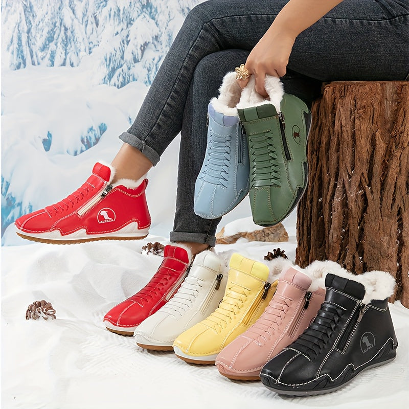 Léa™ | Comfortable Winter Ankle Boots with Ergonomic Design