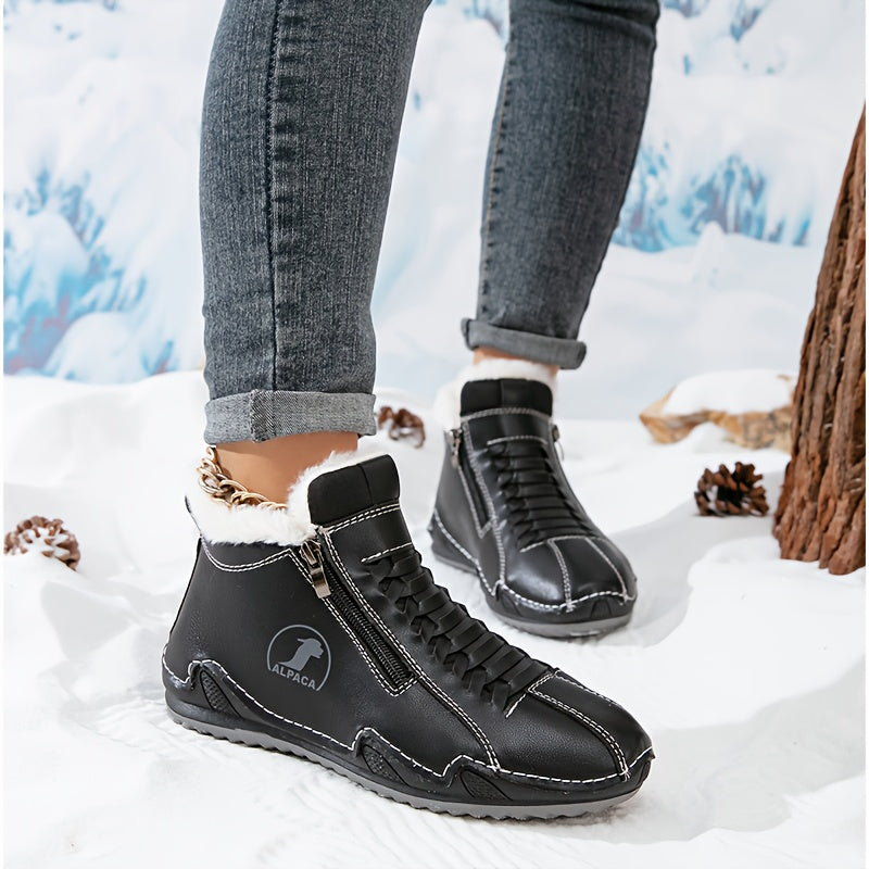 Léa™ | Comfortable Winter Ankle Boots with Ergonomic Design