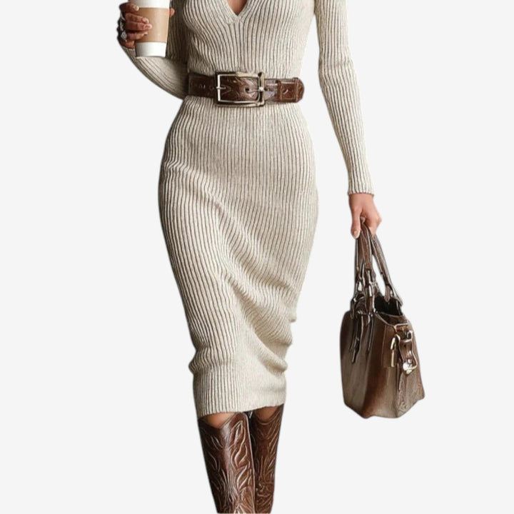 ELARA | Ribbed Dress